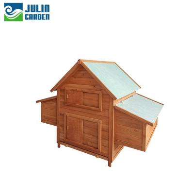 China Breathable Chicken House Pet House With Double Laying Box Outdoor Hen House Animal Cage Waterproof for sale