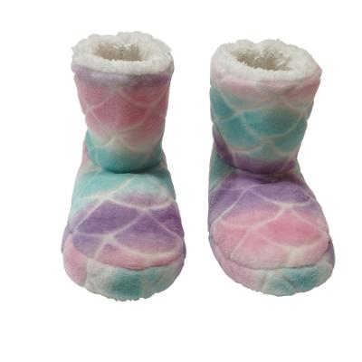 China Anti-skid Women 2021 High Quality Winter Colorful Warm Soft Indoor Boots Home Booties for sale