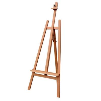 China Painting Easel Customized Easel Gouache Acrylic Paint Art Materials Master Studio Easel Multifunctional Wooden Painting Display Stand for sale