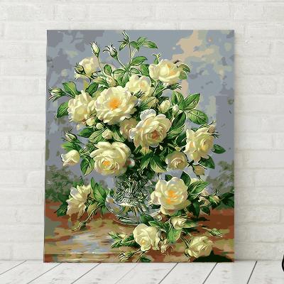 China Wholesale New Classic/Postmodern Flower Character Coloring DIY Filler Living Room Decoration Digital Hand Painted Painting By Numbers for sale