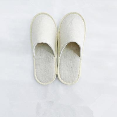 China Special Thickened Disposable Canvas Slippers Hotel Star Household Slippers Lightweight Hotel Non Slip Disposable Canvas Slippers for sale