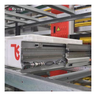 China 10-30kg Automated Warehouse Picking Automatic Storage Robot Cardboard Stacker Shelf Shuttle System Loft Shuttle for sale