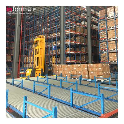 China China Industrial Self-Supplier Warehouse Gravity Storage Container Warehouse Automatic Flow Rack Gravity Racking for Warehouse Storage for sale