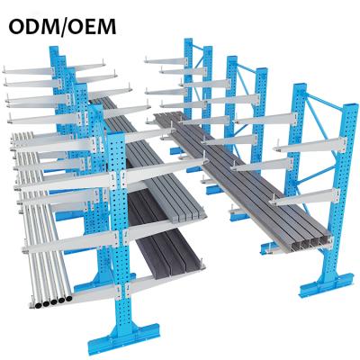 China Widely used for Warehouse Heavy Duty Metal Cantilever Rack Metal Rack Cantilever System for Long Objects for sale