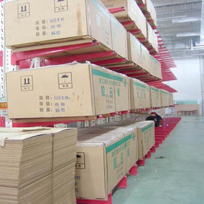 China Widely used for Warehouse Heavy Duty Adjustable Warehouse Storage Shelf Cantilever Rack Cantilever Racking System for sale