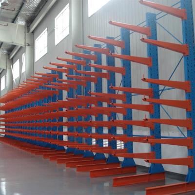 China Widely used for industrial warehouse China OEM ODM warehouse steel structure cantilever racking for long storage pipes for sale