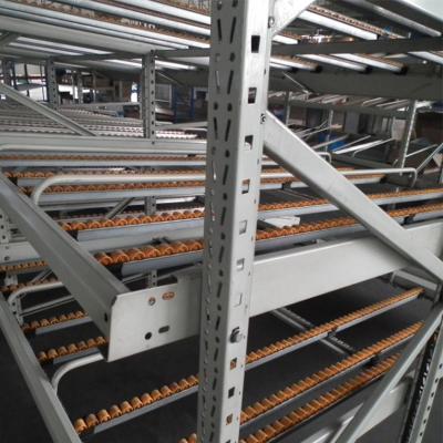 China Widely used for heavy duty warehouse CE certificate warehouse storage pallet sliding cardboard flow rack for small boxes for sale