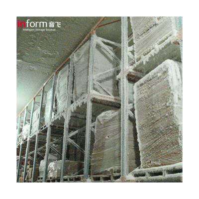 China Industrial Warehosue Warehouse Storage Rack FIFO Drive In Rack For Cool Room Storage for sale