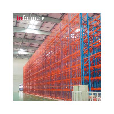 China Widely used for warehouse warehouse metal FILO and fifo heavy duty steel storage drive in rack storage system for cold storage for sale