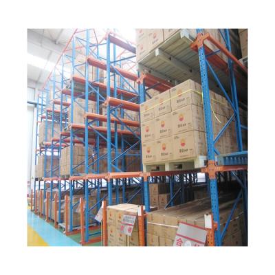 China Corrosion Protection High Capacity Industrial Warehouse Drive In Rack Shelves for sale