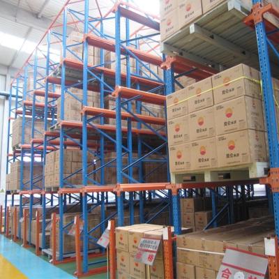 China Corrosion Protection Inform Warehouse Steel Metal Storage Drive In Heavy Duty Rack Storage System Rack Pallet Racking for sale