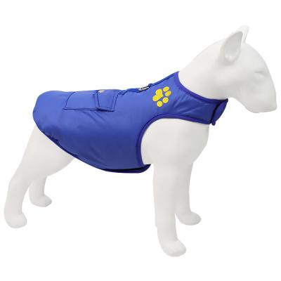 China Spot viable wholesale can wear dog double-sided reflective coat waterproof warm pet clothes dogs invest large dog clothes for sale