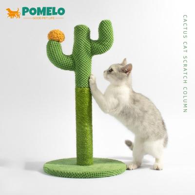 China Wholesale Viable Simple Modern Small Cat Toy Sisal Cactus Climbing Material Cat Tree for sale