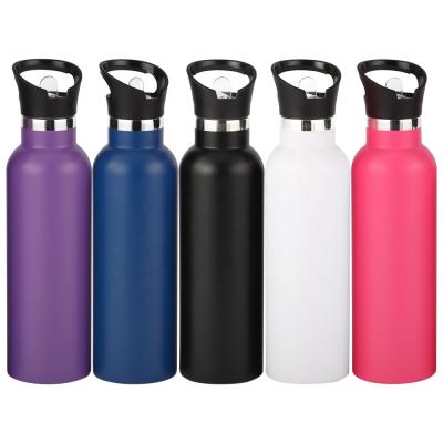 China 750ml Sustainable Customized Logo Vacuum Flask Insulated Water Bottle Stainless Steel Water Bottle for sale