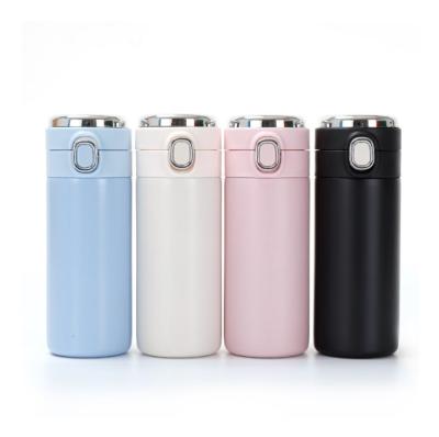 China PORTABLE Double Wall Insulated Vacuum Flask Smart Thermos Custom Water Bottle With Led Temperature Display for sale