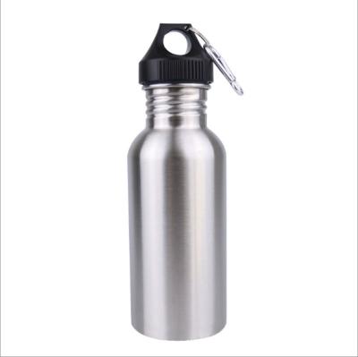 China American style viable 500ml single wall aluminum outdoor sports drinking water bottle with handle for sale