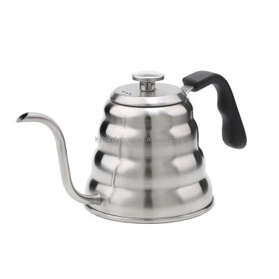 China Stocked Stainless Steel Coffee Drip Kettle With Thermometer For Pour-Over Coffee for sale