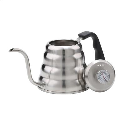 China Stocked China Wholesale Stainless Steel Brew Pot Teapot With Thermometer for sale