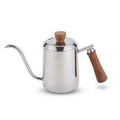 China Traditional stainless steel gooseneck coen kettle for coffee brewing for sale