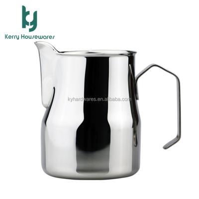 China Stored Steaming Frothing Italy Design Milk Pitcher Frother For Espresso Machine Latte Art for sale