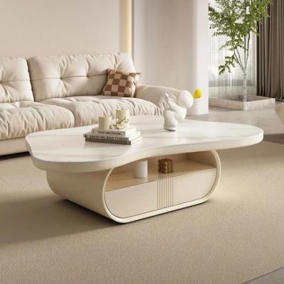 China Modern Italian luxury brand furniture marble coffee table set for modern living room for sale