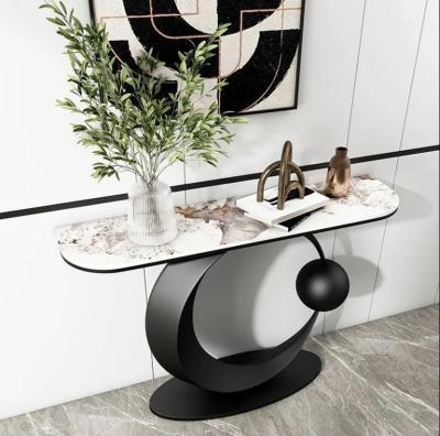 China Modern Nordic modern style entrance console table decoration porch narrow desk for sale