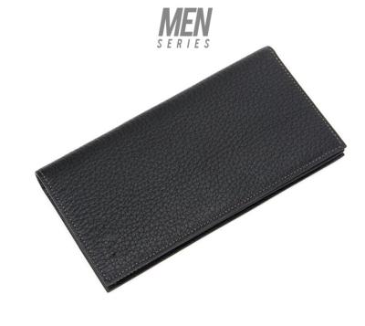 China Fashion Men Leather Fold Purses Credit Card Holder Long Wallets Men Cluth Bag Coin Purse Passport Holder Men for sale