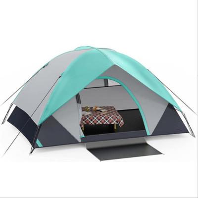 China Double Door Ventilated Tent Amazon Tube Camping Frontier Special Type With Tent Stake 2 Person Outdoor Camping Tent Double Decker for sale