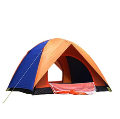 China Diagonal Tying Type Double Door Outdoor Camping Rainproof Camping Picnic Tent Leisure Hand Portable Tent With People Double Decker for sale