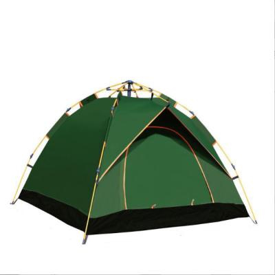 China Extended Type Cool Line Sun Protection Outdoor Tent 2-3-4 People Camping Tent Full Automatic Spring Quick-open Type for sale