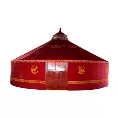 China Best Selling Luxury Mongolian Tent Eco Friendly Heat Preservation Bamboo Yurt Waterproof for sale