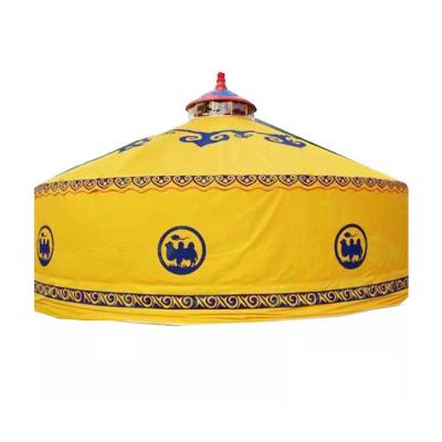 China Manufacturers Direct Selling Dome Mongolian Camping Decorative Steel Yurt Waterproof Steel Wood for sale