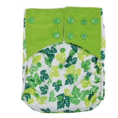 China Baby Reusable Cloth Diapers Printed Adjustable Cloth Diaper With Insert Comfortable Cloth Diapers for sale