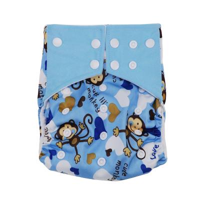 China Hot Selling Colorful Printed Polyester Baby High Quality Super Soft Breathable Diapers for sale