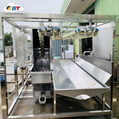 China Customized HALAL Line Compact Scale Chicken Broiler Slaughterhouse Machine 300-1000BPH From Arabia Slaughterhouse Slaughtering Line for sale