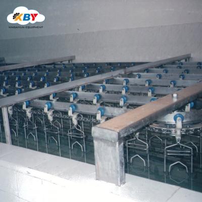 China Large Scale Frozen POULTRY Chicken Processing Plant Rotary Freezer Machine Plucker Prechilling Machine for sale