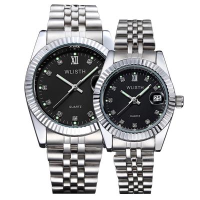 China Of The Watch Men's Luxury Quartz Watches Automatic Stainless Steel Date Waterproof Unisex Quartz Watch For Ladies for sale