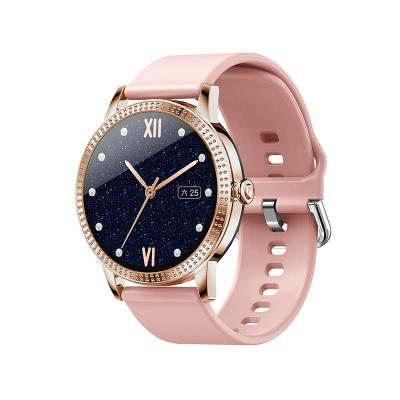 China Touch Screen Women Gold Silver Black Full Size Steel Smart Watch Leather Smart Watch for sale