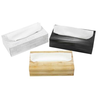 China White Custom Luxury Acrylic Plastic Napkin Stand Lid Tissue Paper Tissue Paper Napkin Box for sale