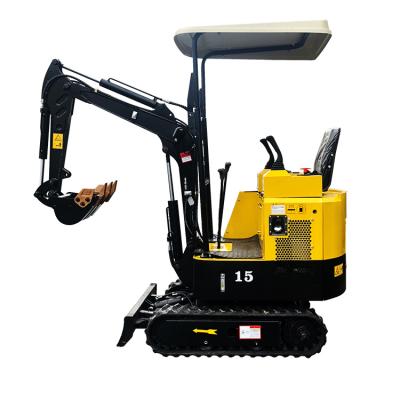 China Building Material Stores Top Exported Chinese Brand Hydraulic Excavator YT15 for sale