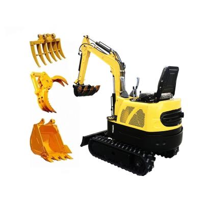 China Construction Material Shops Mini Crawler Excavator Bagger 0.8 Ton 2.2 Ton Chinese Excavator for sale