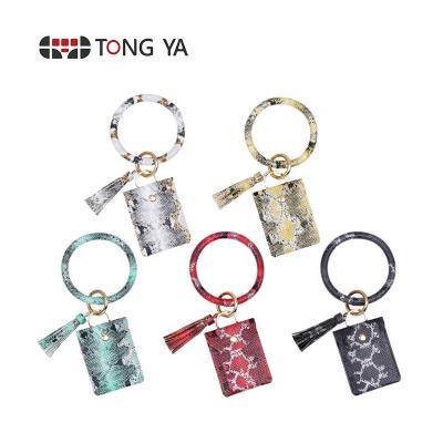 China Credit Card Holder Waterproof ID Bracelets Tassel Wallet Key Ring Fashion Key Chain for sale