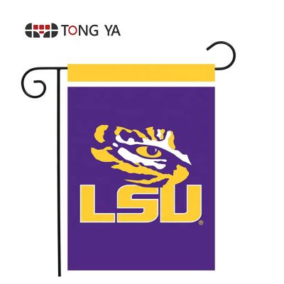 China LSU Tigers Garden FLYING Battle Flag 30*35cmcm for sale