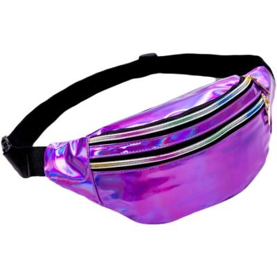 China Water Make 2021 Fashion Ladies Waist Bag Fashion Ladies Waist Bag Reflective Luxury For Hip Hop Resistant for sale