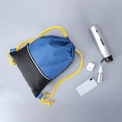 China New Drawstring Pocket Pack Waterproof Men Women Backpack Folding Light Travel Sports Backpack for sale