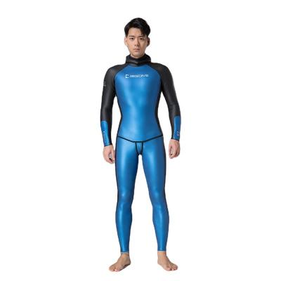 China BESTDIVE Antibacterial Men's Yamamoto SCS Neoprene 3mm Long Sleeves Two Piece Freediving Wetsuit With Hood for sale