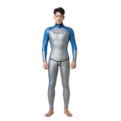 China BESTDIVE Yamamoto 3mm SCS Antibacterial Neoprene Men's Two-Tone Two-Tone Long Sleeves Hooded Freediving Wetsuit for sale