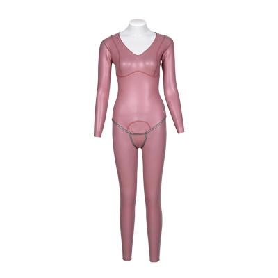 China BESTDIVE Yamamoto Neoprene 2mm Anti-UV Two-piece Deep-V Wetsuit For Female For Freediving for sale