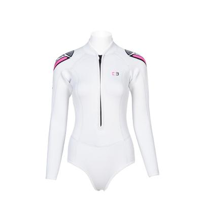 China BESTDIVE Yamamoto Neoprene 2mm-3mm Anti-UV Pearl White Women's Wetsuit for Freediving for sale