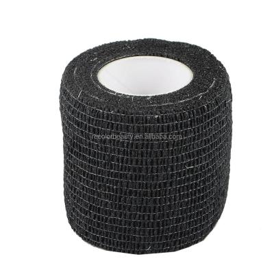 China 5CM Self Adhesive Elastic Bandage Disposable Tattoo Grip Cover Wrap Sports Self Adhesive Elastic Bandage for sale